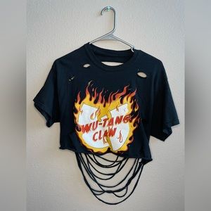 Hand Cropped Wu-Tang Clan T-shirt